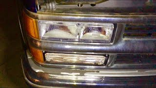 How To Adjust Headlights on a GM Truck [upl. by Enirehtakyram345]