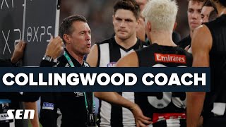 Collingwood coach Craig McRae on his teams incredible AFL season  SEN [upl. by Ahseral]