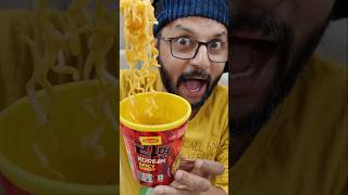 MaggiKorean spicy cheesy cuppa noodles reviewshortsviraltrendingyoutubeshortsmagginoodlefood [upl. by Dorfman823]