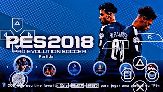 PES 2018 MOD TEXTURA PARA PPSSPP [upl. by Karel761]