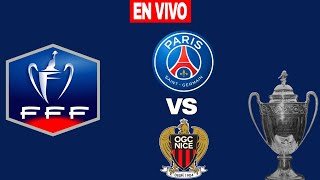 RESUMEN PSG 31 Nice en vivo Copa De Francia [upl. by Kanya]