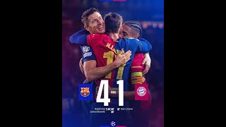 Barcelona vs Bayern Munich highlights barcelona bayernmunich raphinha lewandowski yamal kane [upl. by Hcurob956]