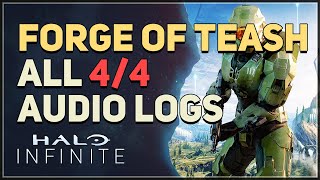 Forge of Teash All Audio Logs Halo Infinite [upl. by Elfreda]