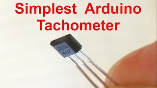 Arduino Uno Tachometer RPM using 3144 Hall Effect Sensor [upl. by Htebyram]