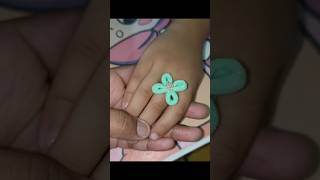 DIY Easy Rubber band Ring 😍 navratri shorts paintellectualpriya diy ytshorts jewellery easy [upl. by Toddy862]