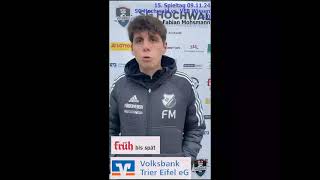 SG Hochwald vs VFB Wissen 40 20  Fabian Mohsmann [upl. by Jola]