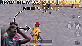 IPAD VIEW 35 PUBG Mobile UPDATE NEW IPAD VIEW IPHONE 8plus View in PUBG bgmi [upl. by Adrea]