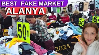 ALANYA FAKE MARKET 2024  MAHMUTLAR TURKİSH FAKE MARKET İN ALANYA  ALANYA SHOPPİNG TURKEY TRAVEL 4K [upl. by Miculek]