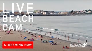 Live Surf Cam Hampton Beach New Hampshire [upl. by Laehcar]