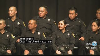 HPD graduates more police officers Wednesday night [upl. by Bonnell]