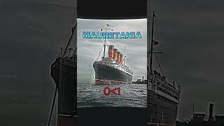 RMS Lusitania vs RMS Mauretania Remake edit ship lusitania mauretania [upl. by Selena50]