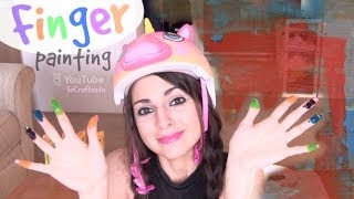 How to FINGER PAINT with SoCraftastic [upl. by Lever]