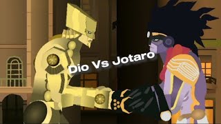 Sticknodes Jotaro Vs Dio Animation [upl. by Aneled]