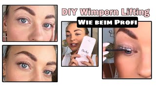 Wimpernlifting wie beim Profi  DIY Zuhause wimpernlifting [upl. by Anthiathia]