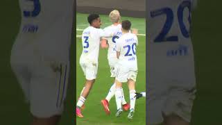 Three goals in three games for Bamford lufc leedsunited [upl. by Nangem]