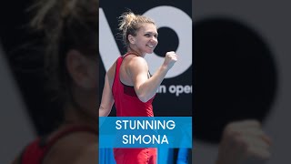 Simona Halep WINS stunning point 👀 [upl. by Venita563]