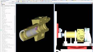 Trevisan DS1200 Vericut Simulation [upl. by Airdnalahs616]