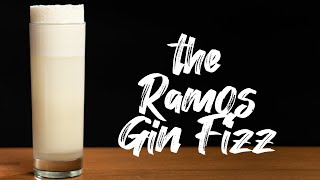 How to make the Ramos Gin Fizz a true New Orleans classic cocktail [upl. by Ahsetra]