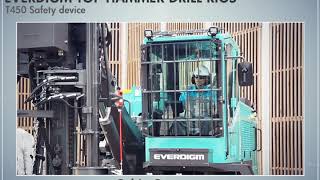 Everdigm Tophammer drill rig T450 [upl. by Eidlog389]