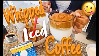 HOW TO MAKE WHIPPED ICED COFFEE  MEN WHO CAN COOK [upl. by Nwahsear]