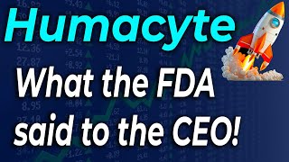 Humactye HUMA What did FDA say to the CEO [upl. by Braswell]