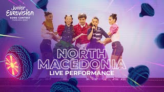 Lara feat Jovan amp Irina  Životot E Pred Mene  LIVE  North Macedonia 🇲🇰  JESC2022 [upl. by Issy]