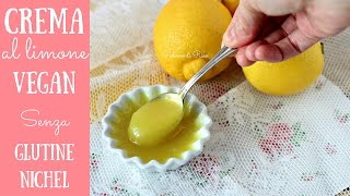 CREMA al LIMONE vegan senza glutine  RICETTA BASE  Polvere di Riso [upl. by Faye]