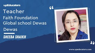 Review by Sheeba Shaikh Teacher Faith Foundation Global school Dewas [upl. by Eiramave]