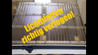 Lichtplatten richtig verlegen [upl. by Malca]