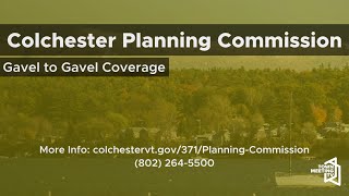 Colchester Planning Commission  1162024 [upl. by Josh890]