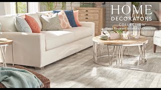 The Home Depot Home Decorator Collection Installation Instructions for waterresistant flooring [upl. by Naillimxam]