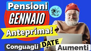 🟢PENSIONI GENNAIO 👉 RIEPILOGO AUMENTI PEREQUATIVI CONGUAGLI INPS TAGLI del NETTO e DATE PAGAMENTI [upl. by Anada845]