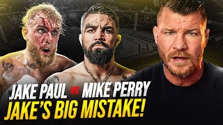 BISPING quotJake is MAKING a BIG MISTAKEquot  JAKE PAUL VS MIKE PERRY [upl. by Pall]