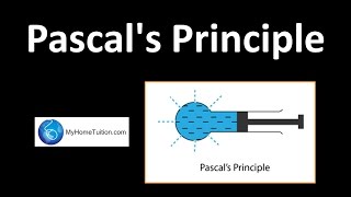 Pascals Principle  Pressure [upl. by Anileve]