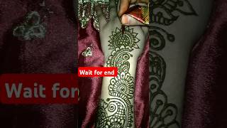 Very simple mehndi design shorts [upl. by Elisha]