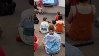 Mrs Hassel’s class plays recorders with Mrs Sanders [upl. by Riancho917]