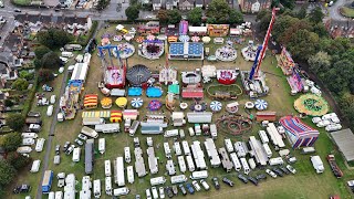 Rushden Feast Fair From Above 210924 [upl. by Solram144]