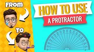 Measuring Angles with a Protractor  FULL LESSON PRACTICE PROBLEMS AND SOLUTIONS [upl. by Leavelle]