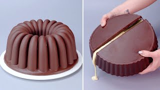 A Collection OF CAKE Oddly Satisfying Chocolate Cake You Never Seen  Awesome Cake Decorating Ideas [upl. by Nylrahs]