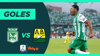 Nacional vs Bucaramanga 41  Liga BetPlay Dimayor 2022 1 Cuadrangulares Fecha 3 [upl. by Ducan]