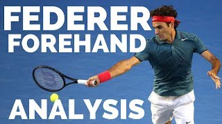 Roger Federer Forehand Analysis 2019 [upl. by Rebmaed245]