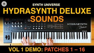 ASM Hydrasynth  Deluxe Sound Bank Vol 1 Demo patches 116  Synth Universe [upl. by Trawets]