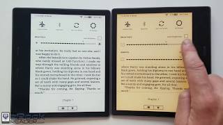 Kindle Oasis Warm Light Demo and Comparison [upl. by Kimberley]