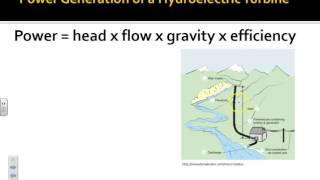 NRG 154  hydroelectricity power and energy calculations [upl. by Karin915]