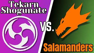 The Daimyo  Tekarn Shogunate Vs Salamanders  DoW Unification Mod [upl. by Adest552]