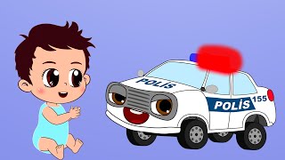 3 Şarkı Bir Arada🚔🏚️🪥Eğitici ve Eğlenceli Bebek ve Çocuk Şarkıları🎵Çizgi Film👶Aliş ile Zeliş🎈 [upl. by Ahsinac]