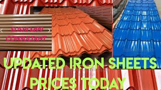 the price types and sizes of iron sheets in Uganda today [upl. by Ader]