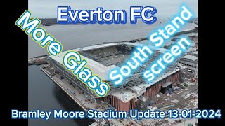 Bramley Moore Dock Everton new stadium update 13012024 [upl. by Rochkind]