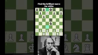 Find the brilliant sacrifice chessgame chesspuzzle chess [upl. by Onitsuaf948]