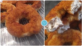 donuts de poulet facile et rapide  nuggets poulet ramadan [upl. by Ydnim]